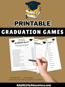 Printable Gradulation Games Printable Graduation Games - Add A Little Adventure