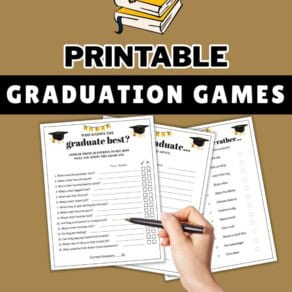 Printable Graduation Games