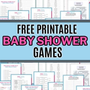Free Printable Baby Shower Games