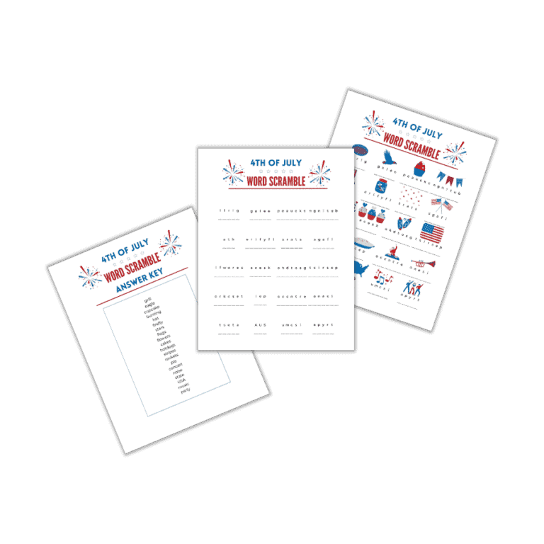 Printable Word Scramble Puzzles (Free Downloads)
