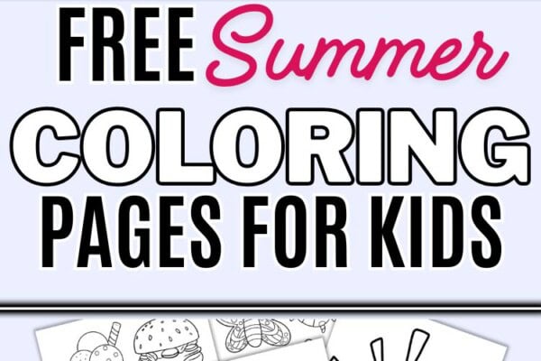 Free Summer Coloring Pages for Kids