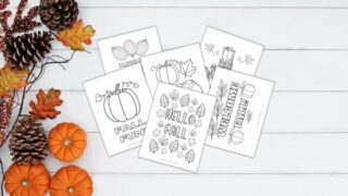 Fall Coloring Pages for Kids