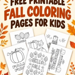 Free Printable Fall Coloring Pages for Kids