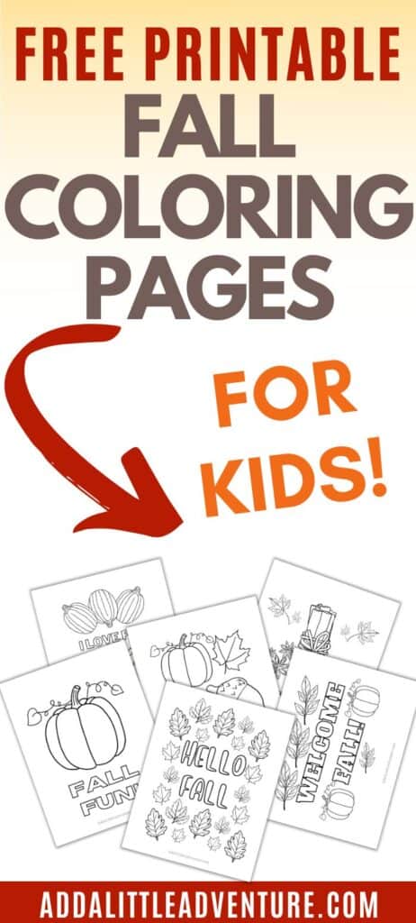 Free Printable Fall Coloring Pages for Kids