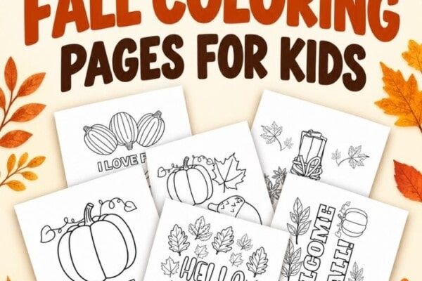 Free Printable Fall Coloring Pages for Kids