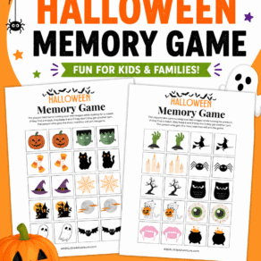Free Printable Halloween Memory Game