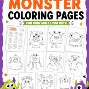 Free Monster Coloring Pages for Kids