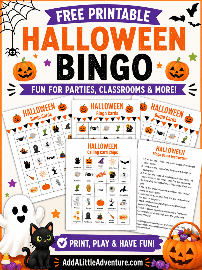 Free Printable Halloween Bingo