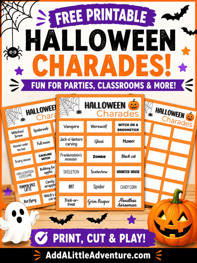 Free Printable Halloween Charades