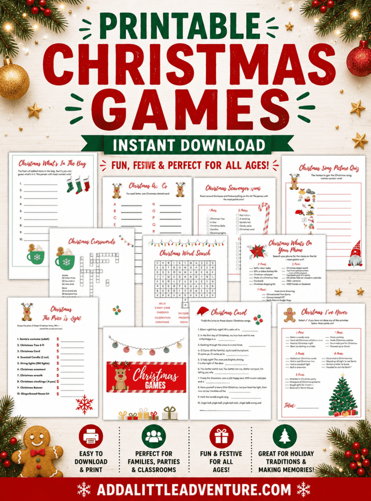 Printable Christmas Games