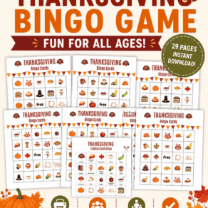 Printable Thanksgiving Bingo Game
