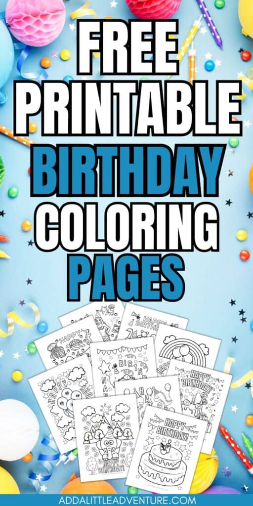 Free Printable Birthday Coloring Pages