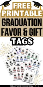 Graduation Tags Printable - Add A Little Adventure