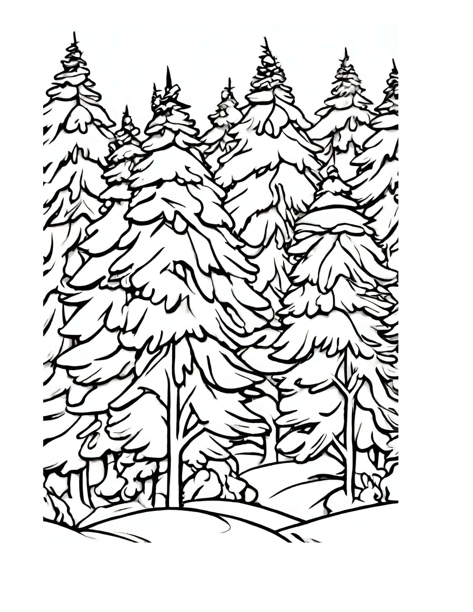 17 Free Printable Winter Coloring Pages