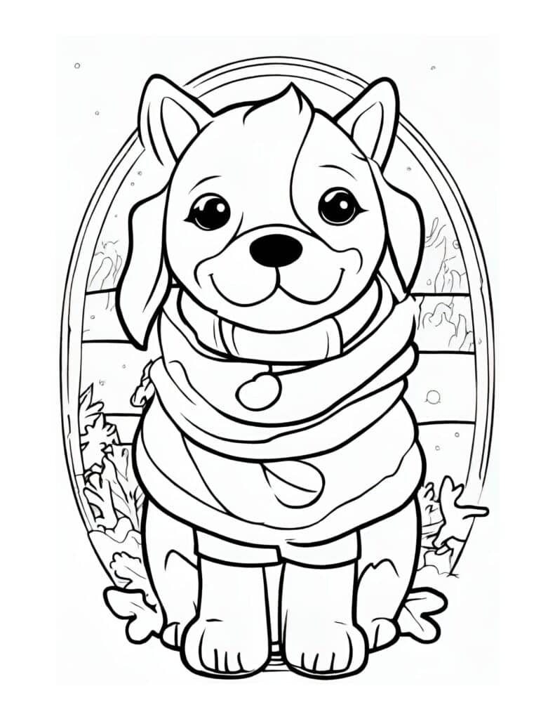 Cute Winter Coloring Pages