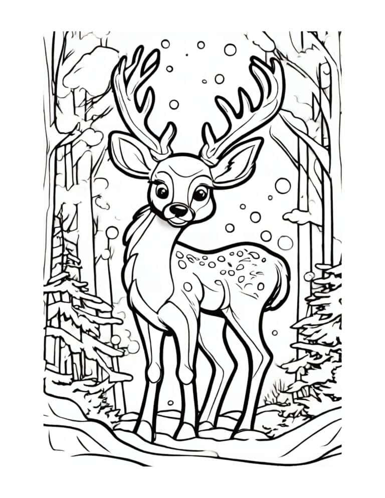 17 Free Printable Winter Coloring Pages