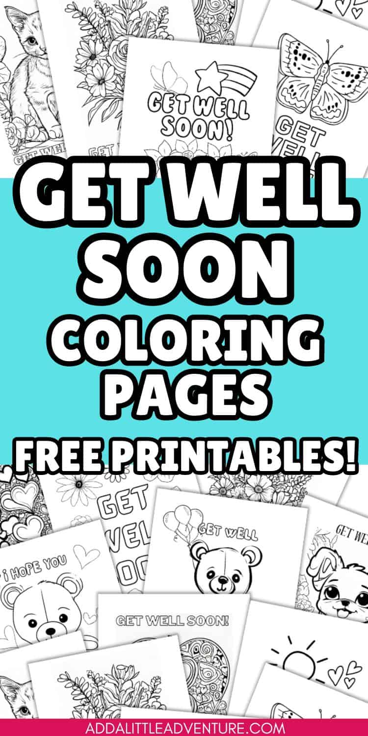 Get Well Soon Coloring Pages (Free Printables)