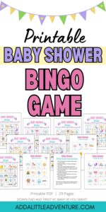 Baby Shower Bingo - A Fun Baby Shower Game