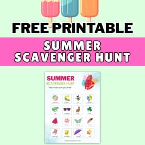 Free Printable Summer Scavenger Hunt
