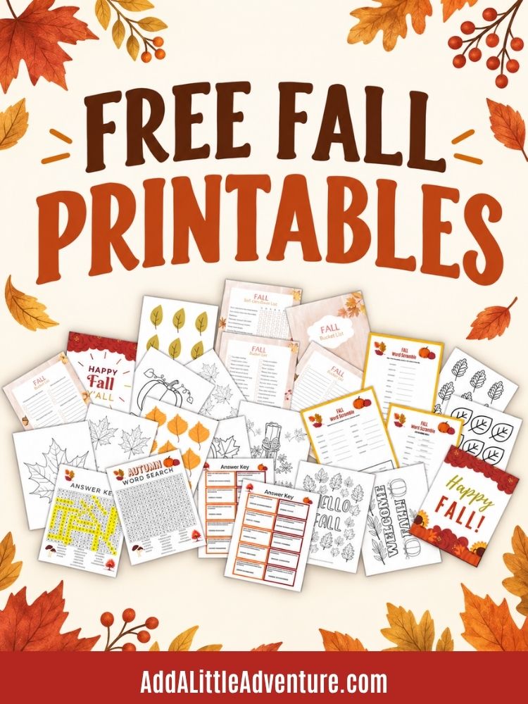 Free Fall Printables