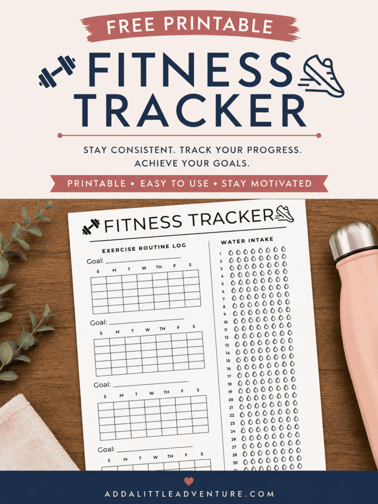 Free Printable Fitness Tracker