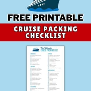 Free Printable Cruise Packing Checklist