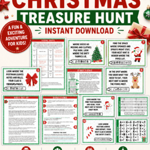 Printable Christmas Treasure Hunt