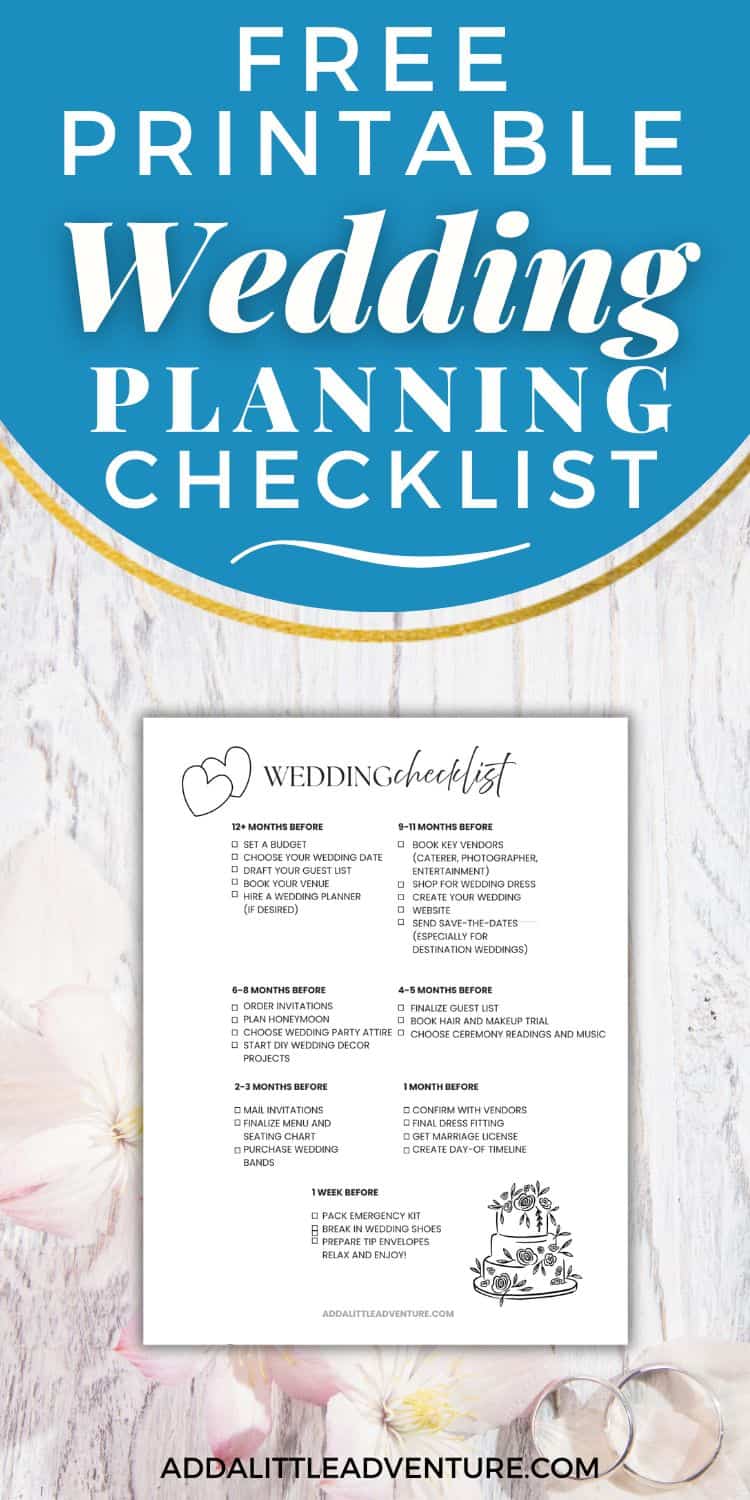 Free Wedding Planning Checklist to Stay Organized (Printable Guide)