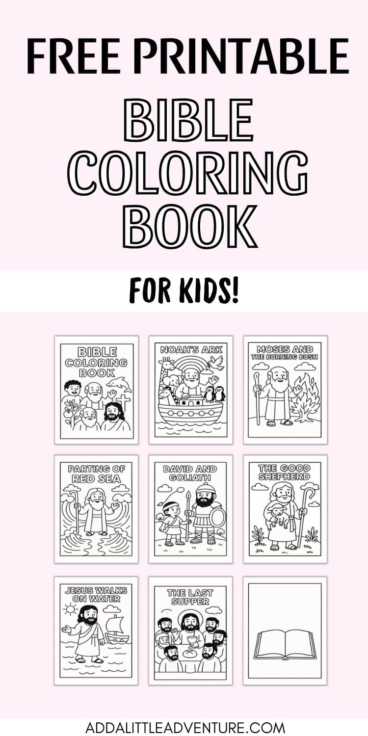 Free Bible Coloring Pages for Kids - Add A Little Adventure