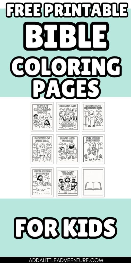 Free Printable Bible Coloring Pages for Kids