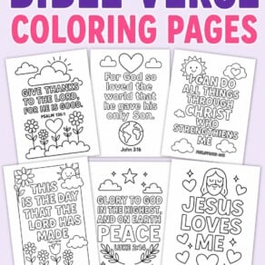Free printable bible verse coloring pages