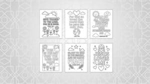 Bible Verse Coloring Pages