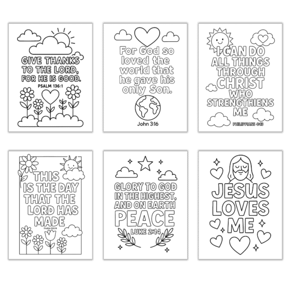 Free Printable Bible Verse Coloring Pages - Add A Little Adventure