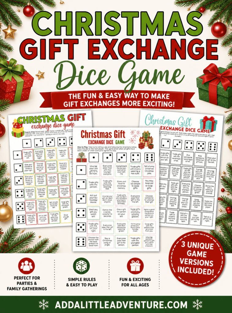 Christmas Gift Exchange Dice Game