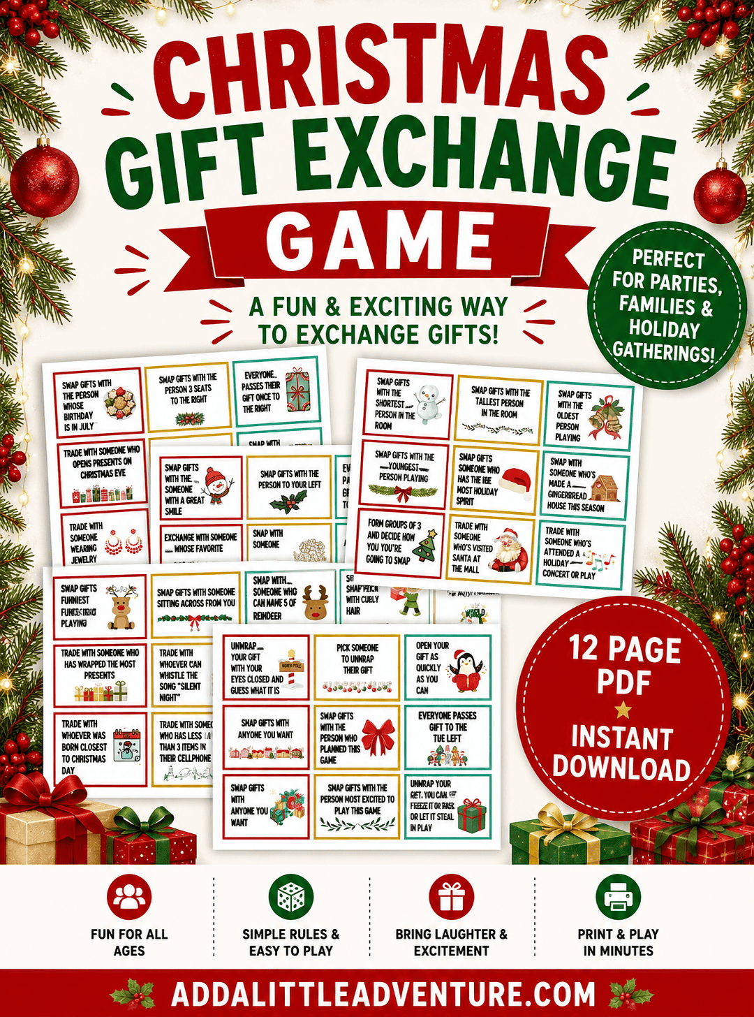 Christmas Gift Exchange Game