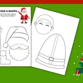 Build A Santa Printable