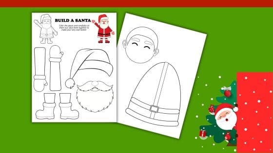 Build A Santa Printable