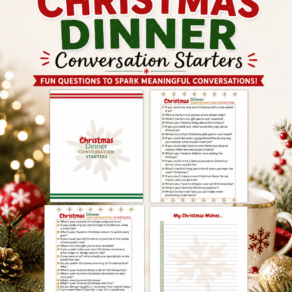 Free Printable Christmas Dinner Conversation Starters