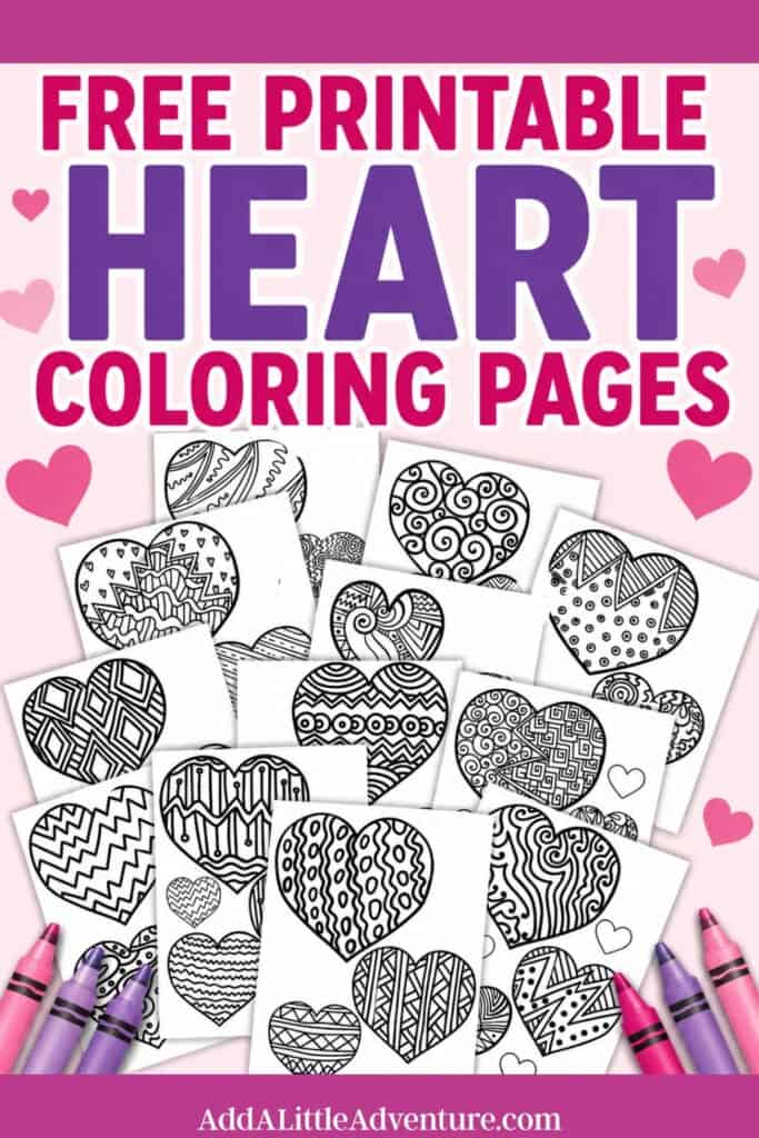 Free Printable Heart Coloring Pages