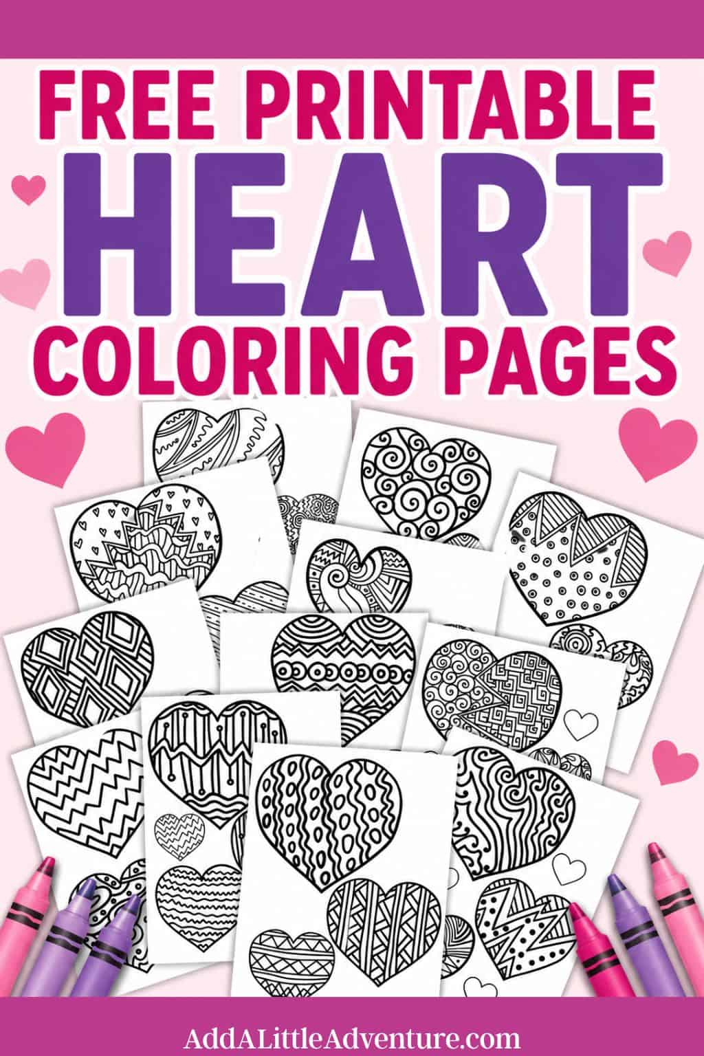 Free Printable Heart Coloring Pages