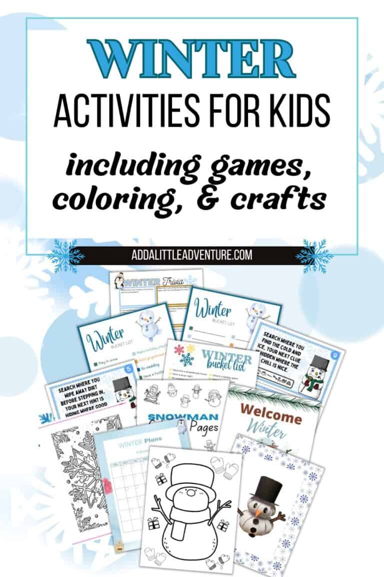 Celebrate Winter with These Fun Winter Printables & Activities