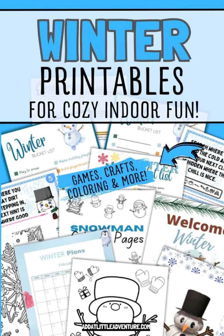 Celebrate Winter with These Fun Winter Printables & Activities