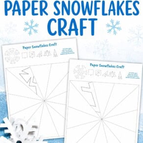 Free Printable Paper Snowflakes Craft