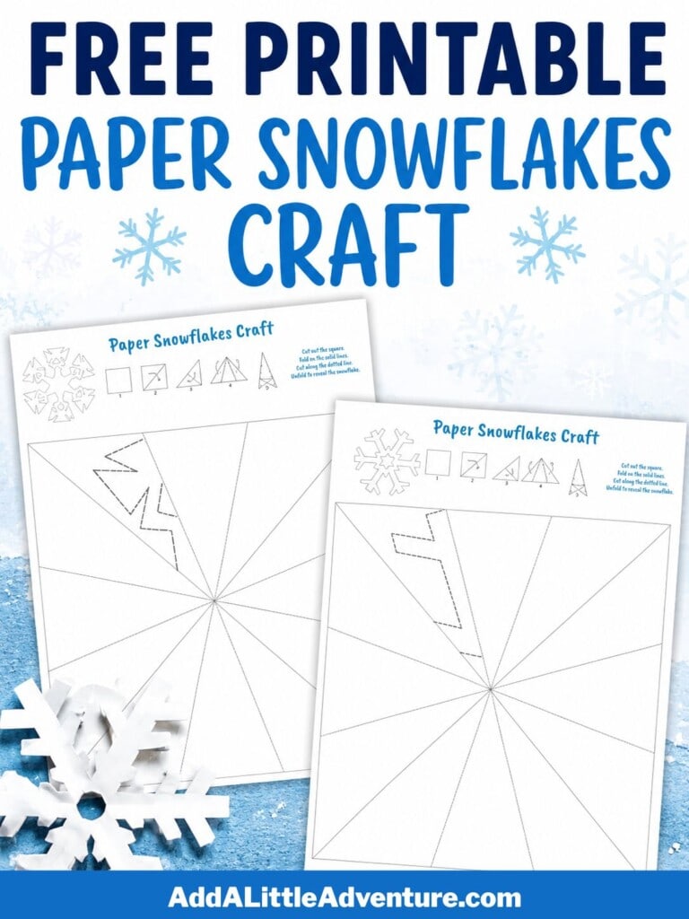 Free Printable Paper Snowflakes Craft