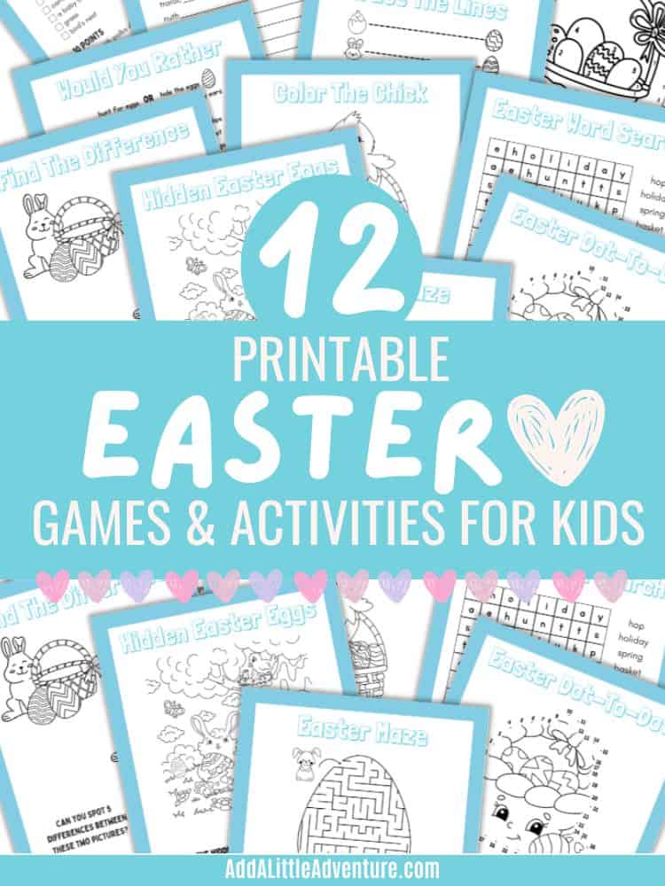 12 Printable Easter Games & Activities for Kids