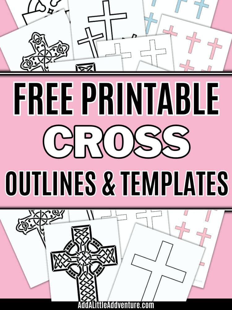 Free Printable Cross Outlines & Templates