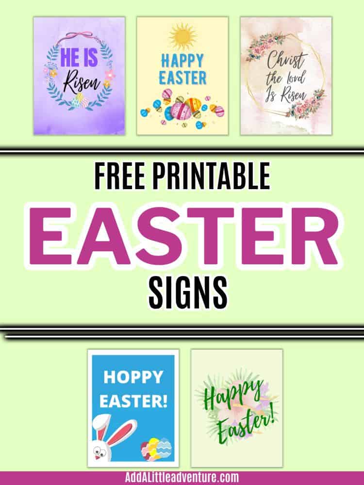 Free Printable Easter Signs