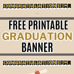 Free Printable Graduation Banner