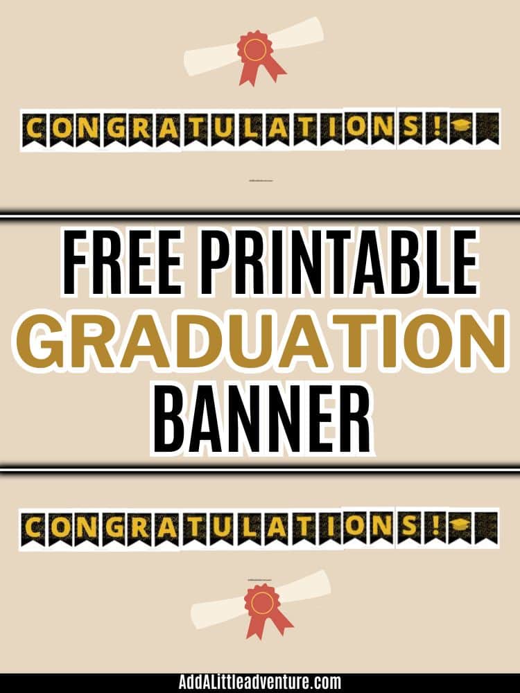 Free Printable Graduation Banner