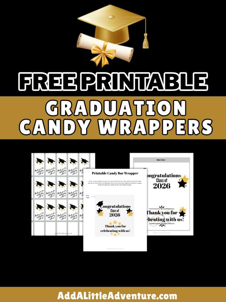 Free Printable Graduation Candy Wrappers